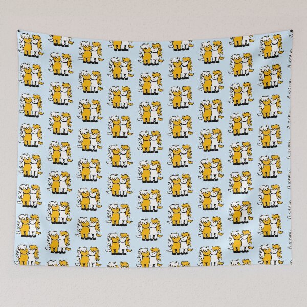 Item preview, 2 Horse Friends Girls Team Best Love Cute Couple designed and sold by shirt-o-mat.