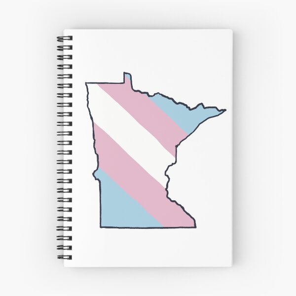Artikelvorschau, Minnesota Trans Flagge Staatlich geformt entworfen und verkauft von kylepeterart.