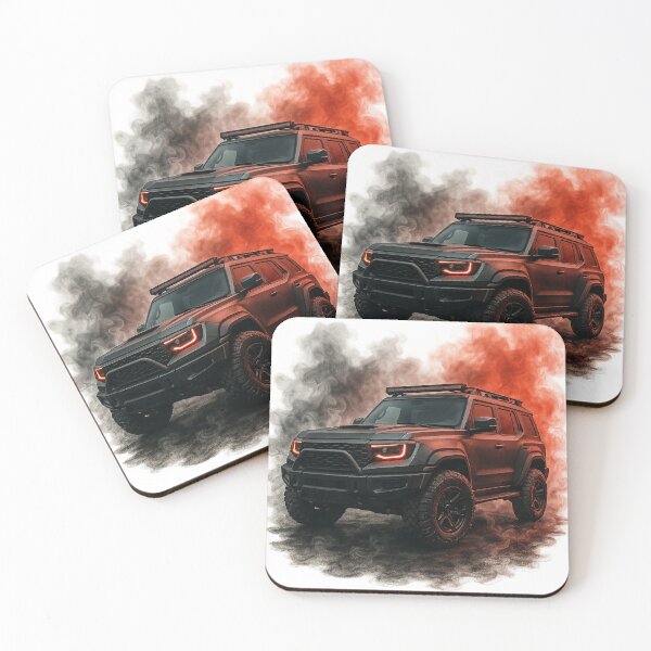 Item preview, "Rugged Beast | Smoke-Fueled SUV Power Art" designed and sold by sanjaydesigns.