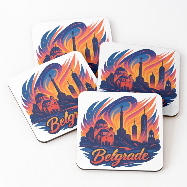 Item preview, Belgrade Capital Serbia Silhouette Gift designed and sold by Pineapple-Tree.