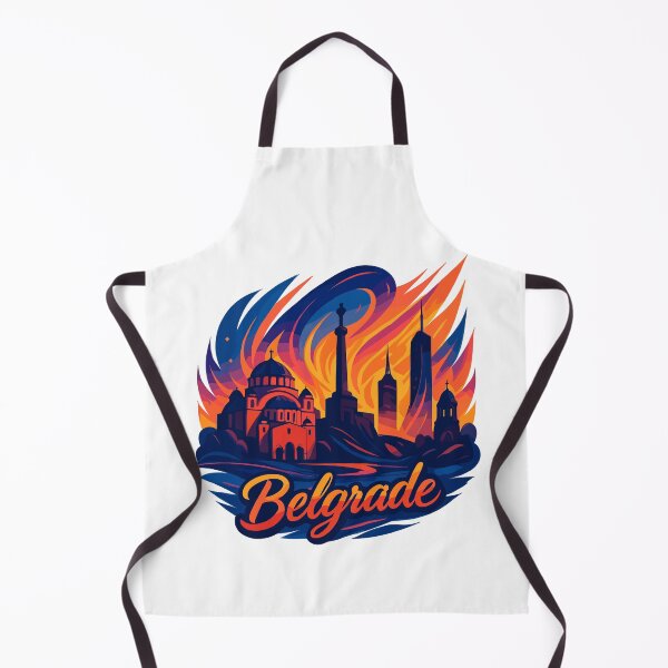 Item preview, Belgrade Capital Serbia Silhouette Gift designed and sold by Pineapple-Tree.