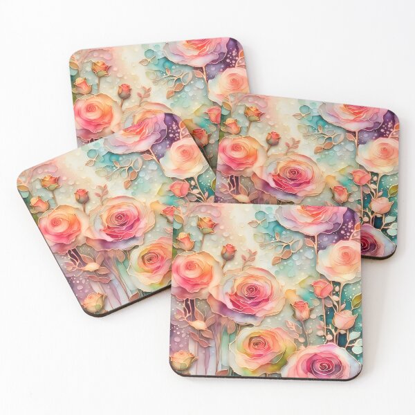Item preview, Abstract Rose Garden designed and sold by Lightworker11.