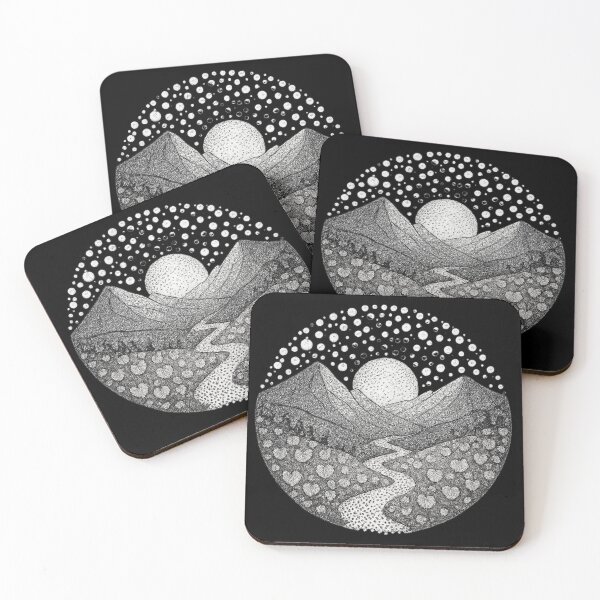 Item preview, I Love Mountains – Minimalist Hiking Adventure Art designed and sold by cyk-pct.