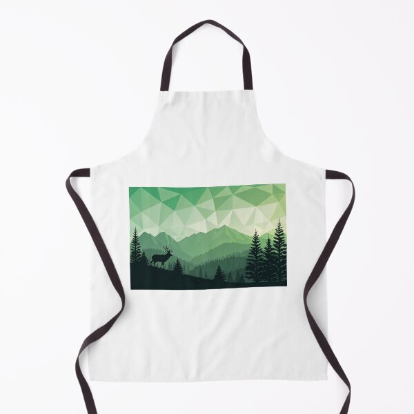 Item preview, Green polygonal abstract background with gradient and dark edges designed and sold by elkuni.