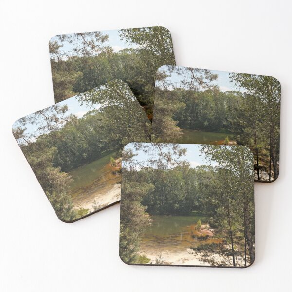 Item preview, Forest Lake Serenity - Hidden Woodland Oasis designed and sold by Leaf & Layer.
