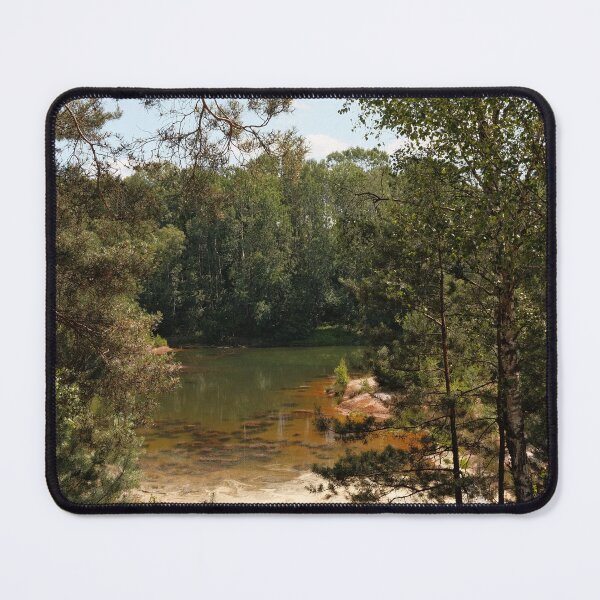 Item preview, Forest Lake Serenity - Hidden Woodland Oasis designed and sold by Leaf & Layer.