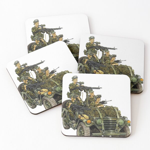 Item preview, Gun Jeep 2nd Battalion 75th Ranger Regiment Fort Lewis 1981 designed and sold by Offbrand Originals.