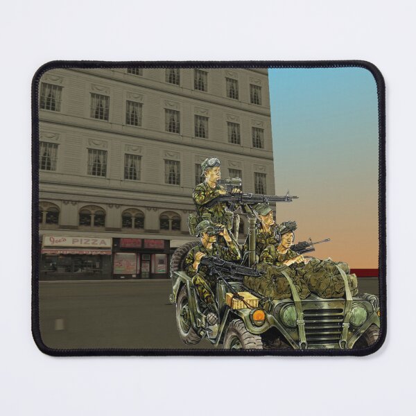 Item preview, Gun Jeep 2nd Battalion 75th Ranger Regiment Fort Lewis 1981 designed and sold by Offbrand Originals.