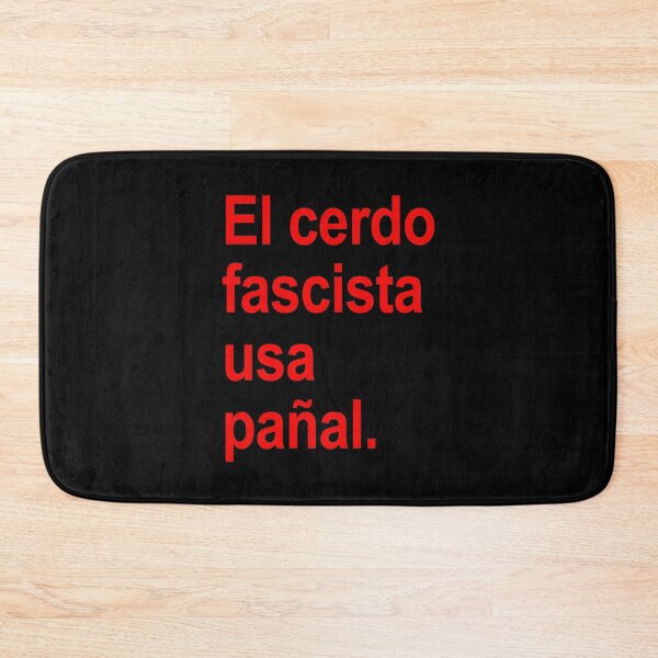 Item preview, The Fascist pig wears a diaper - in Spanish - El cerdo fascista usa pañal (A) designed and sold by Thelittlelord.