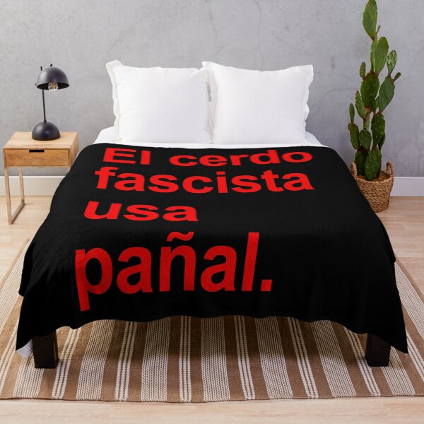 Item preview, The Fascist pig wears a diaper - in Spanish - El cerdo fascista usa pañal (A) designed and sold by Thelittlelord.