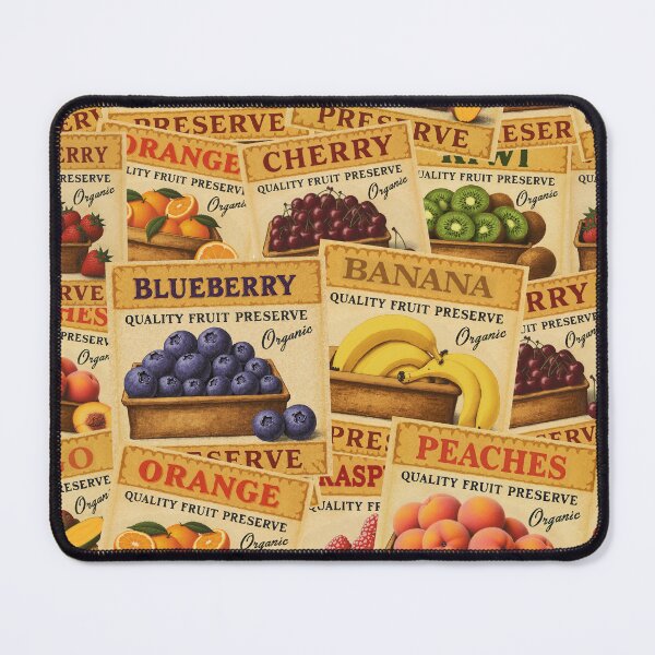 Item preview, Retro Fruit Sticker Labels Sticker Pack Vintage Sticker Pack designed and sold by Wordsmith-Wear.