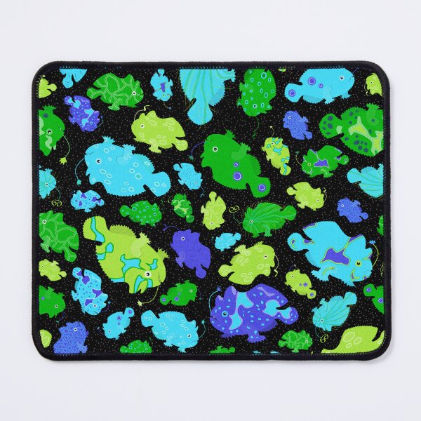 Item preview, Frogfish Scatter - Bright Blue False Color designed and sold by Squilla Design Studio.