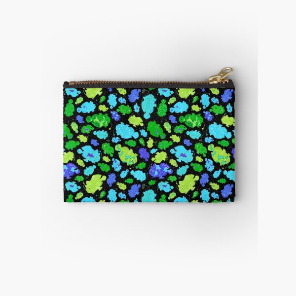 Item preview, Frogfish Scatter - Bright Blue False Color designed and sold by Squilla Design Studio.