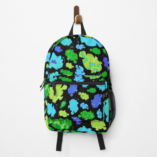 Item preview, Frogfish Scatter - Bright Blue False Color designed and sold by Squilla Design Studio.