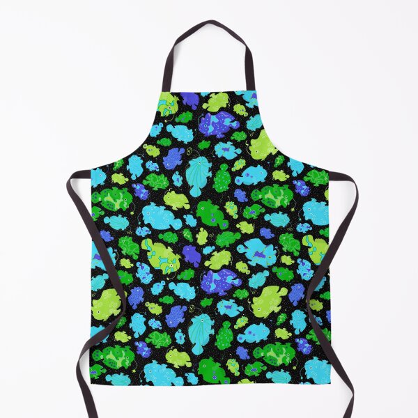 Item preview, Frogfish Scatter - Bright Blue False Color designed and sold by Squilla Design Studio.
