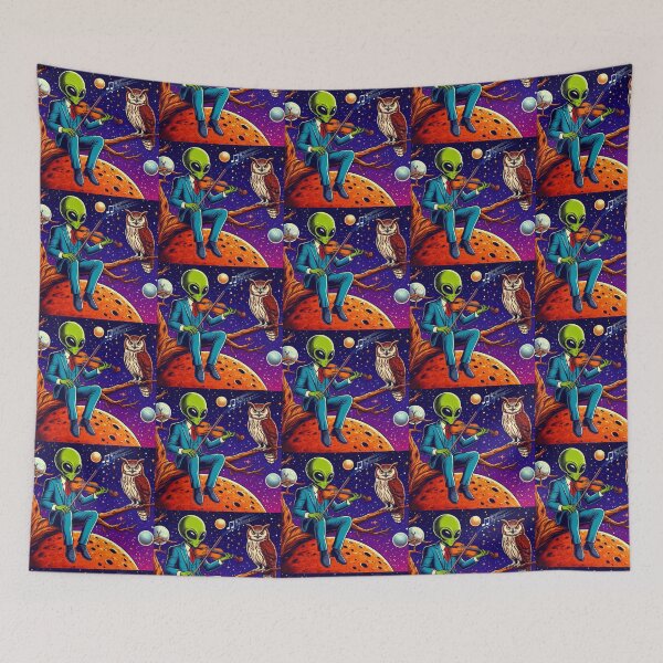 Item preview, Alien and cute owl designed and sold by Dogandesighn.