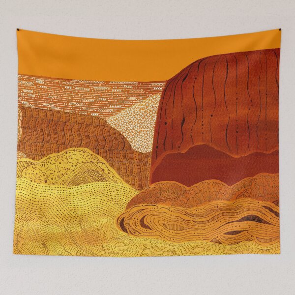 Item preview, Falling Waterfall Sunset Glow designed and sold by cat-a-pilla.