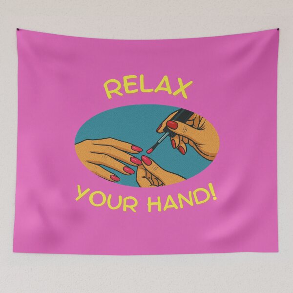 Item preview, Relax Your Hand! Funny gifts for Nail Tech designed and sold by ItsLexyVibes.