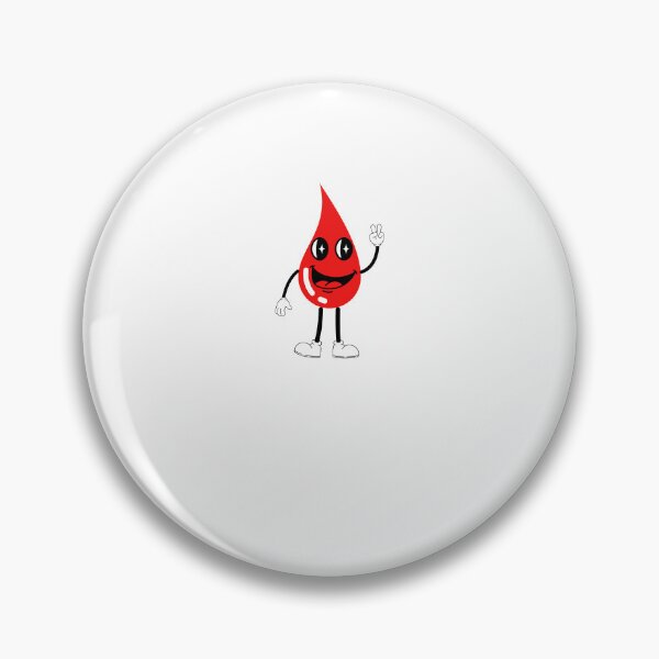 Item preview, Groovy Retro blood drop peace Blood Donation Blood Donor designed and sold by snowry.
