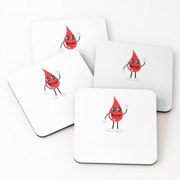 Item preview, Groovy Retro blood drop peace Blood Donation Blood Donor designed and sold by snowry.