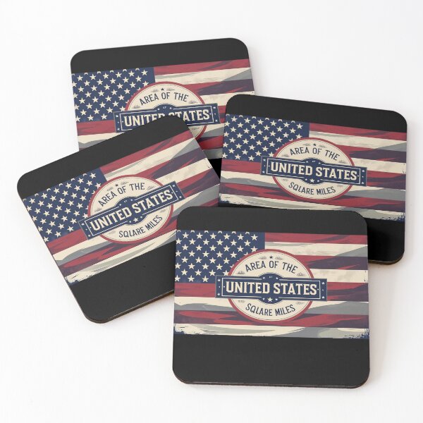 Item preview, USA Flag Design with Area of the United States  designed and sold by BogskyShop.