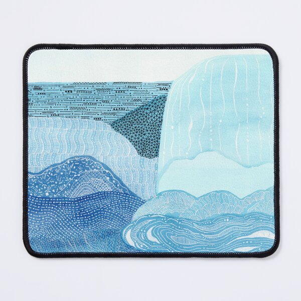 Item preview, Falling Waters Blue designed and sold by cat-a-pilla.