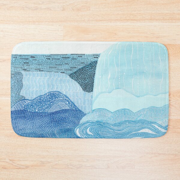 Item preview, Falling Waters Blue designed and sold by cat-a-pilla.