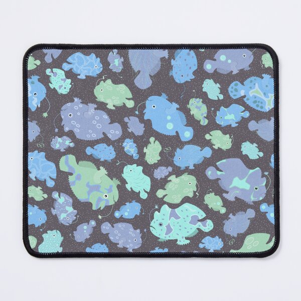 Item preview, Frogfish Scatter - Pastel Blue False Color designed and sold by Squilla Design Studio.