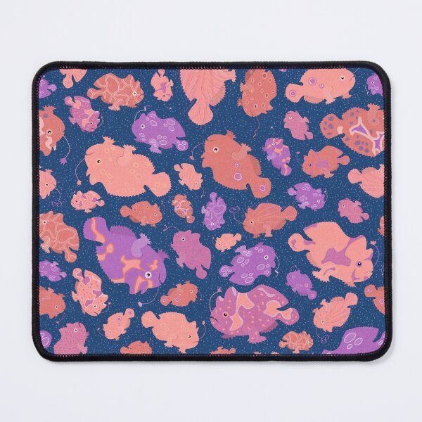 Item preview, Frogfish Scatter - Peach and Purple False Color designed and sold by Squilla Design Studio.