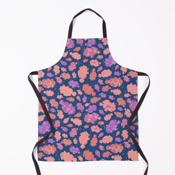 Item preview, Frogfish Scatter - Peach and Purple False Color designed and sold by Squilla Design Studio.