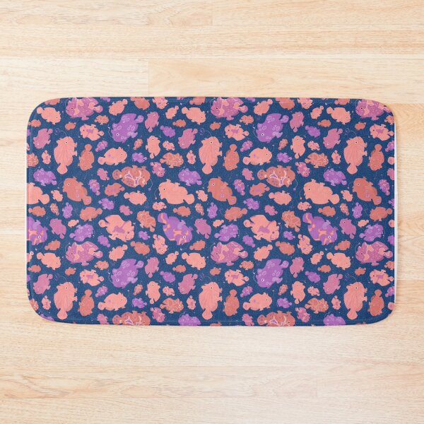 Item preview, Frogfish Scatter - Peach and Purple False Color designed and sold by Squilla Design Studio.