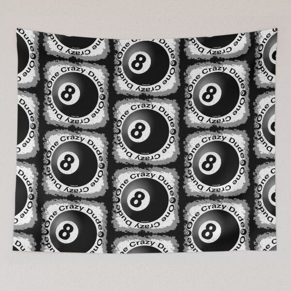 Item preview, 8 Ball Crazy Dude designed and sold by artmuvz.