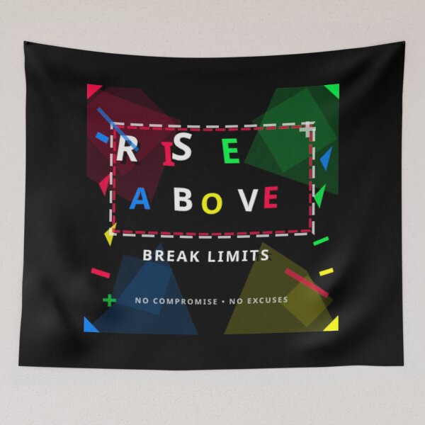 Item preview, Rise Above - Brutal Typography Motivational Design designed and sold by Pickmash.