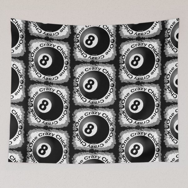 Item preview, 8 Ball Crazy Chick designed and sold by artmuvz.