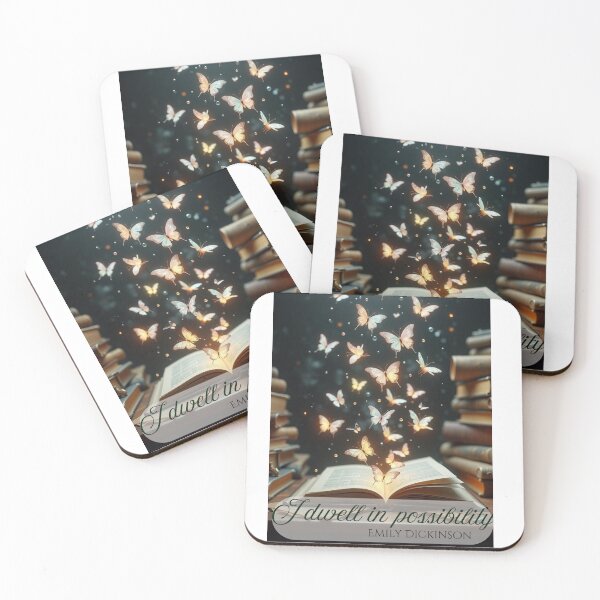 Item preview, I Dwell in Possibility - Emily Dickinson Quote - Female Empowerment, Positive Thinking designed and sold by Estelle Printworks.
