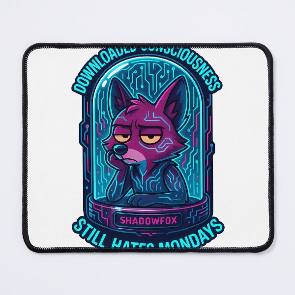 Item preview, Downloaded Consciousness – Still Foxing Mondays designed and sold by ShadowFoxStudio.