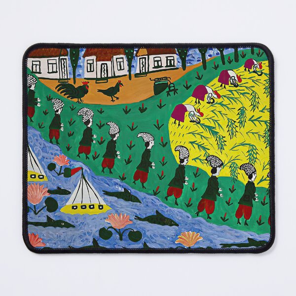 Item preview, Maria Prymachenko, Oh, on the Mountain Reapers Reap, 1965, Марія Приймаченко, Ой на Горі Женці Жнуть, Ukrainian Folk Art, Naïve Art Print designed and sold by Artistic Gift Print.
