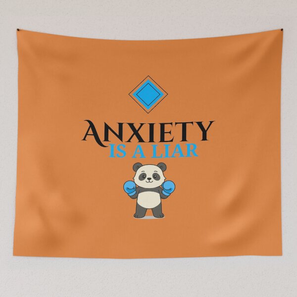Item preview, Anxiety Is a Liar T-Shirt designed and sold by mindyourco.