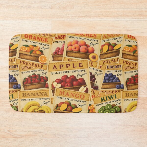 Item preview, Retro Fruit Sticker Labels Sticker Pack Vintage Sticker Pack designed and sold by Wordsmith-Wear.