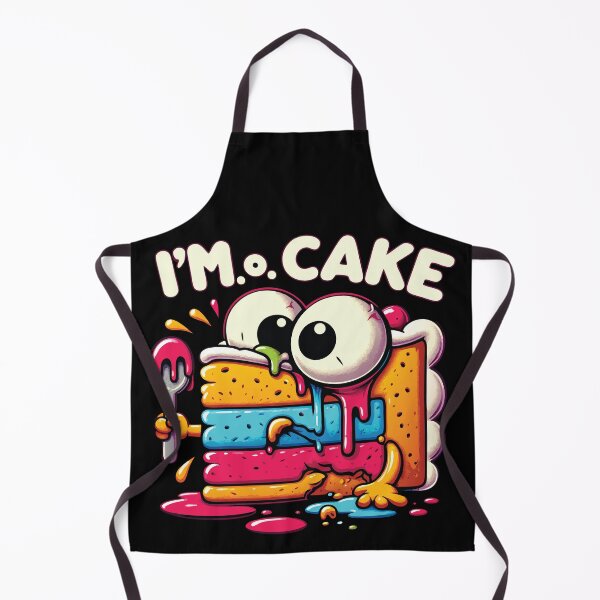 Item preview, Funny Kawaii Cake Monster Design – I'm o Cake Cute Dessert Humor designed and sold by Coowo22.