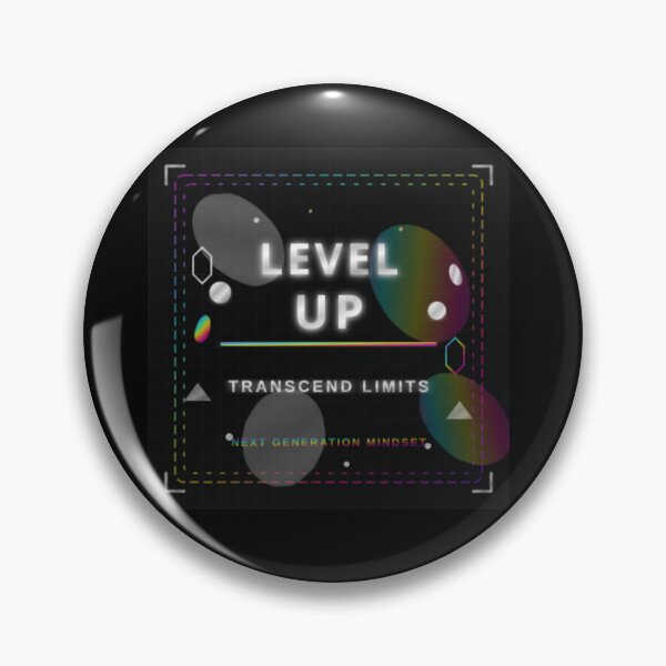 Item preview, Level Up - Liquid Metal Futuristic Chrome Design designed and sold by Pickmash.