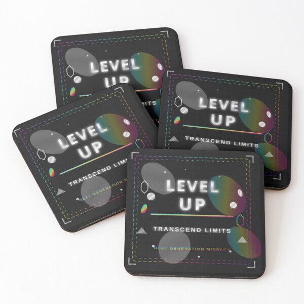 Item preview, Level Up - Liquid Metal Futuristic Chrome Design designed and sold by Pickmash.