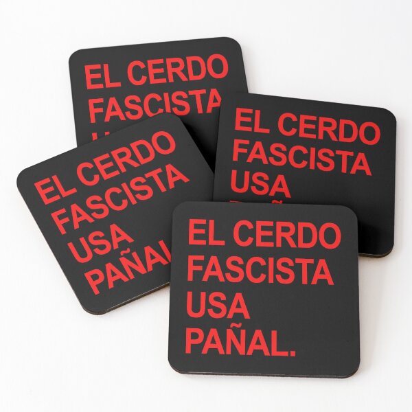Item preview, The Fascist pig wears a diaper - in Spanish - El cerdo fascista usa pañal (A) designed and sold by Thelittlelord.