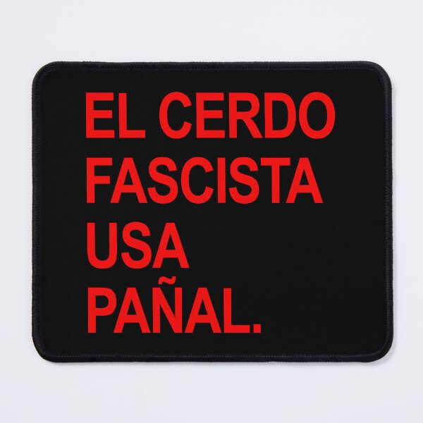 Item preview, The Fascist pig wears a diaper - in Spanish - El cerdo fascista usa pañal (A) designed and sold by Thelittlelord.