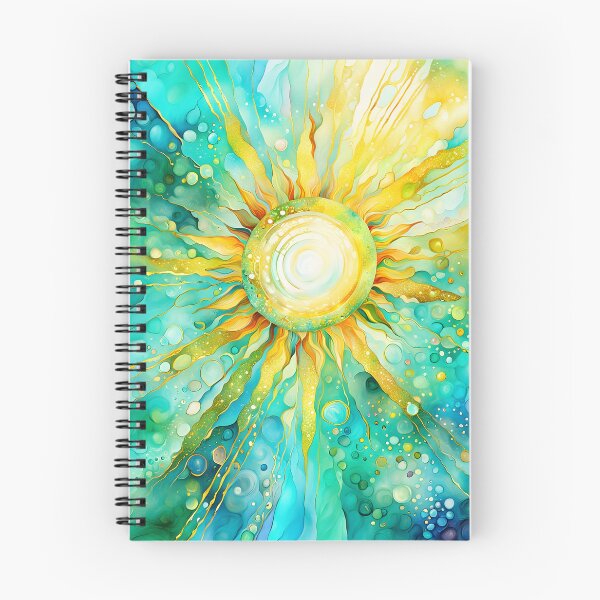 Aperçu de l'œuvre Soleil abstrait et cool dans l'océan créée et vendue par Lightworker11.