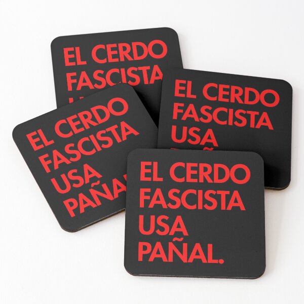 Item preview, The Fascist pig wears a diaper - in Spanish - El cerdo fascista usa pañal (F) designed and sold by Thelittlelord.
