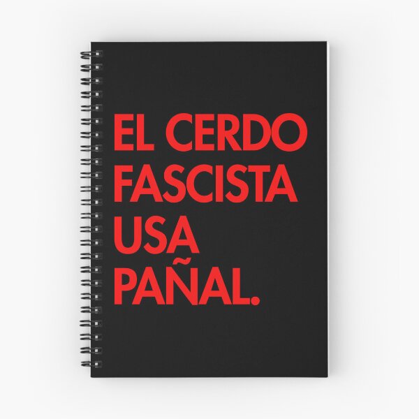 Item preview, The Fascist pig wears a diaper - in Spanish - El cerdo fascista usa pañal (F) designed and sold by Thelittlelord.
