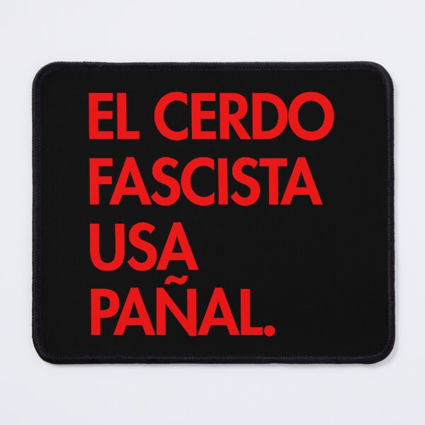 Item preview, The Fascist pig wears a diaper - in Spanish - El cerdo fascista usa pañal (F) designed and sold by Thelittlelord.