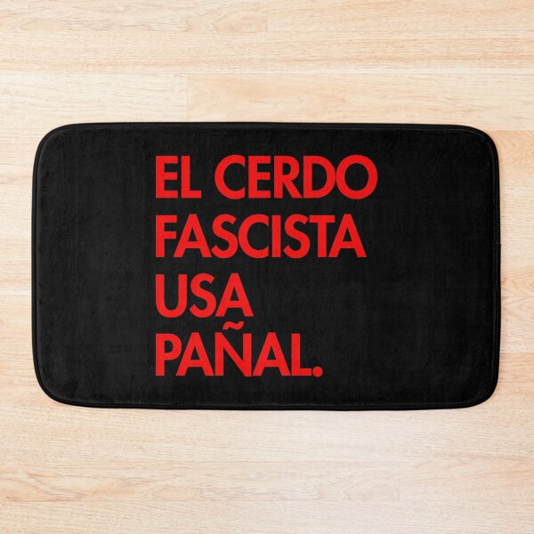 Item preview, The Fascist pig wears a diaper - in Spanish - El cerdo fascista usa pañal (F) designed and sold by Thelittlelord.