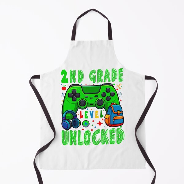 Item preview, 2nd Grade Level Unlocked – Gamer Style Back to School Design designed and sold by tigger shop.